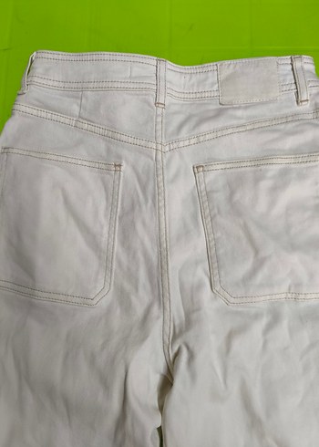 La Fee Maraboutee Fransız 
Beyaz Bol Kesimi Pamuk Kadın Pantolon - Görsel 9