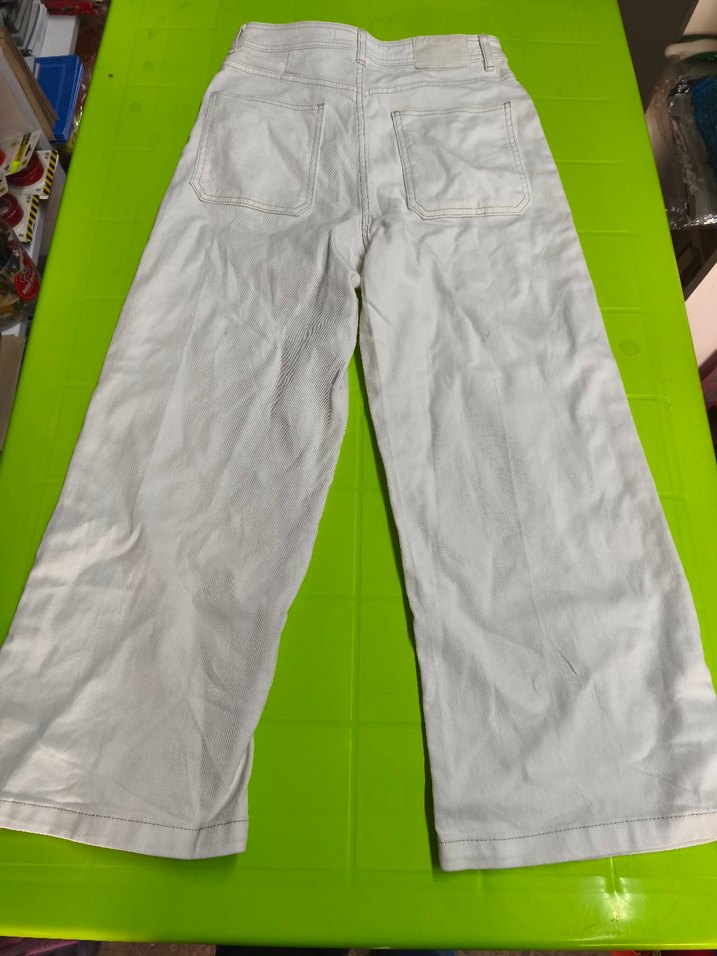 La Fee Maraboutee Fransız 
Beyaz Bol Kesimi Pamuk Kadın Pantolon - Görsel 2