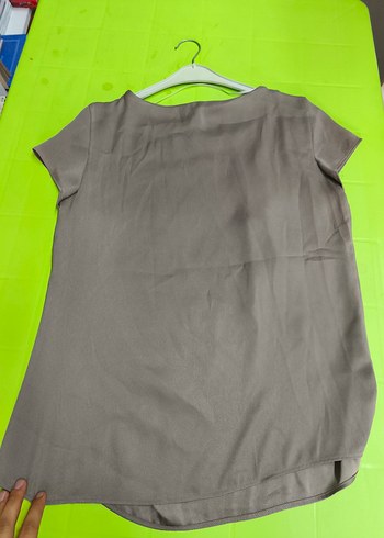 MANGO S
Bej Kısa Kollu Keten Kadın Bluz - Görsel 5