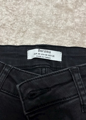 38 Beden siyah Renk Kadın Siyah Midi Kot Pantolon