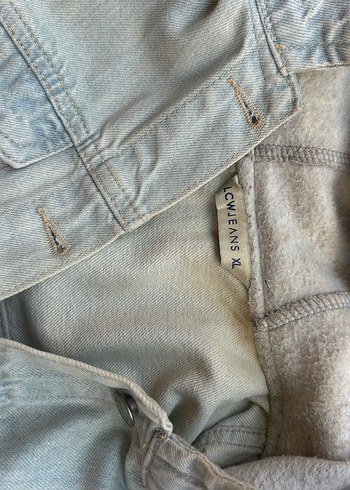 LC Waikiki LCW marka bayan XL Düğmeli Kadın Denim Ceket
