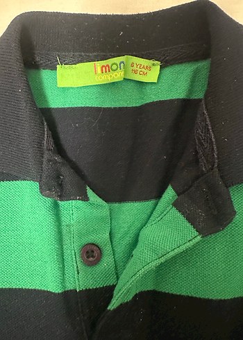 U.S Polo Assn. 2 adet Polo ve Limon Uzun Kollu Yeşil Çizgili Erkek Polo Tişört