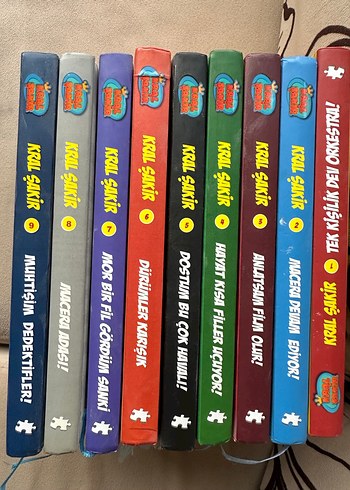 Kral Şakir Çocuk Kitapları Seti 9 Kitap