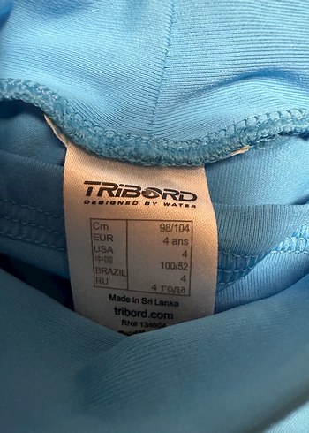 Tribord Parlak Mavi Çocuk havuz deniz tişörtü 4 yaş - Görsel 4