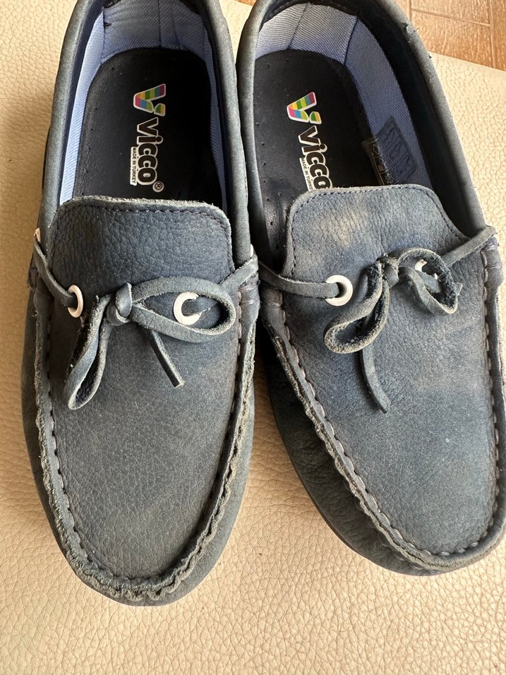 Vicco Süet Tokalı Erkek Loafer Ayakkabı 32 numara - Görsel 4