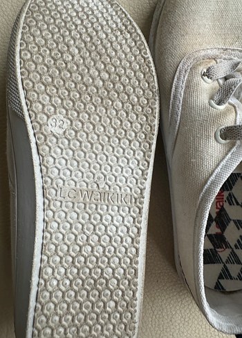 LC Waikiki 32 numara Bohem Keten Beyaz Spor Ayakkabı - Görsel 6