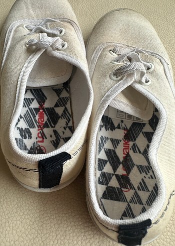 LC Waikiki 32 numara Bohem Keten Beyaz Spor Ayakkabı - Görsel 4