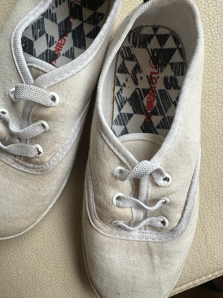 LC Waikiki 32 numara Bohem Keten Beyaz Spor Ayakkabı - Görsel 3