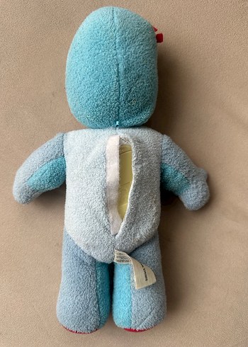 Gri ve Mavi Peluş Oyuncak Figür - Görsel 3