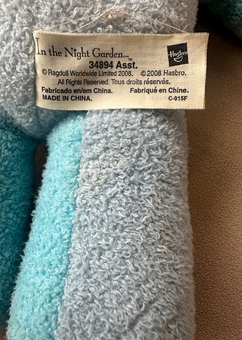 Gri ve Mavi Peluş Oyuncak Figür - Görsel 6