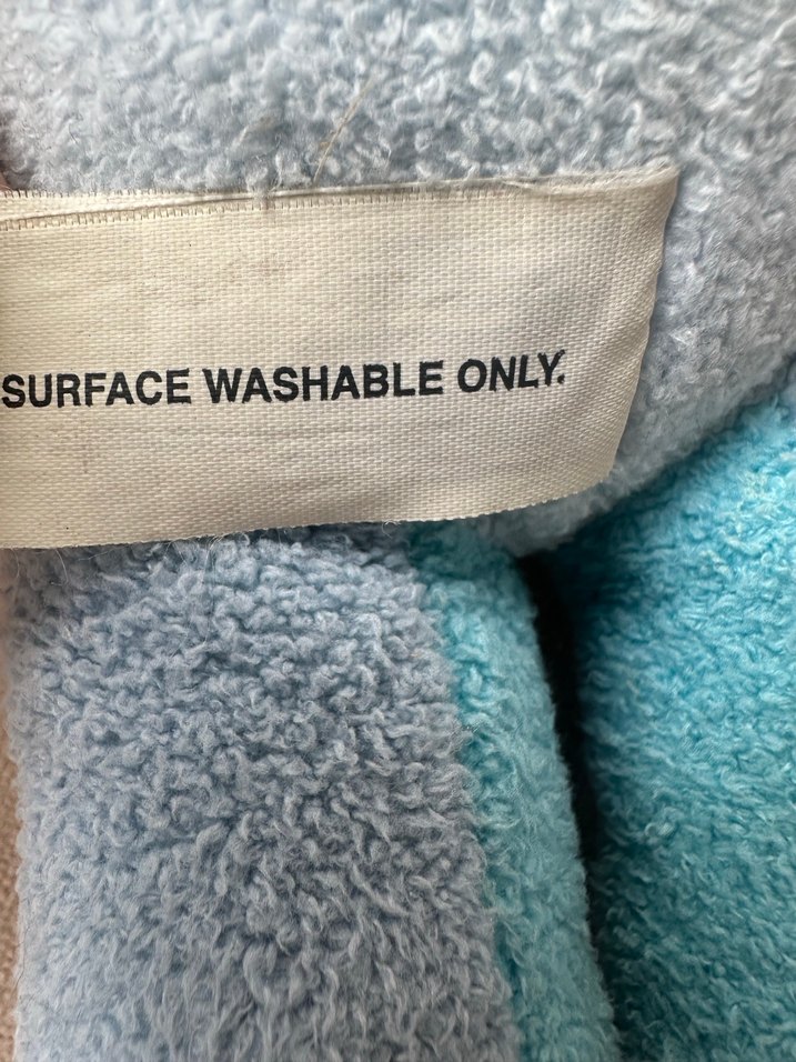 Gri ve Mavi Peluş Oyuncak Figür - Görsel 5