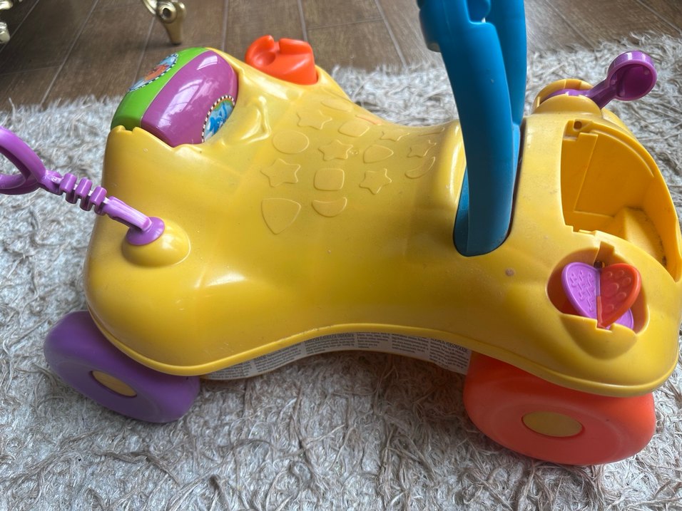 Playschool Renkli Sarı Bebek Yürüteci - Görsel 5