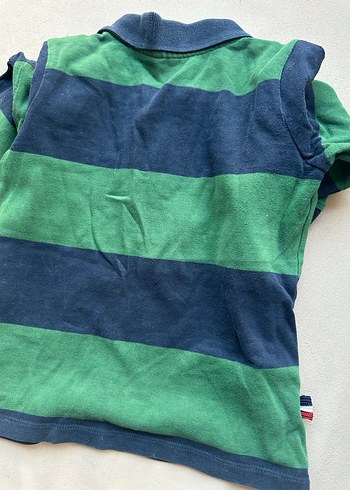 Uzun Kollu Yeşil Lacivert Polo Tişört 4-5 yaş - Görsel 3