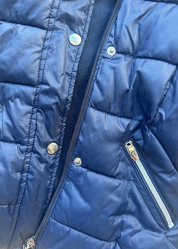 Zara 6-8 yaş 128 cm Kız Çocuk Parlak Mavi Mont - Görsel 2