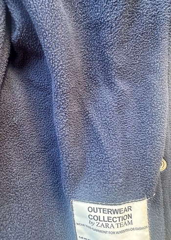 Zara 6-8 yaş 128 cm Kız Çocuk Parlak Mavi Mont - Görsel 5