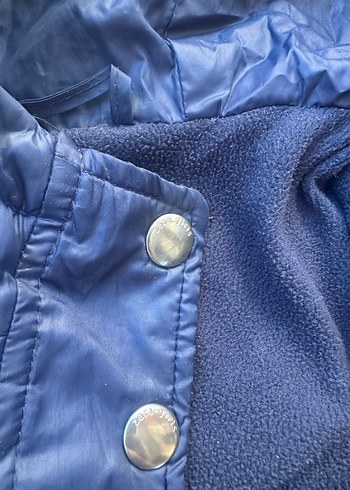 Zara 6-8 yaş 128 cm Kız Çocuk Parlak Mavi Mont - Görsel 6