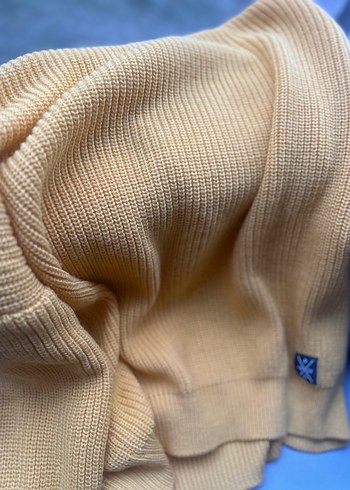 Polo Garage 38 beden Sarı Kadın Örgü Yün Kazak - Görsel 4