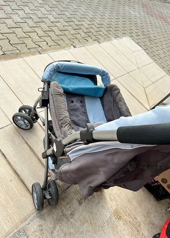 Mavi Gri Bebek Arabası - Görsel 10