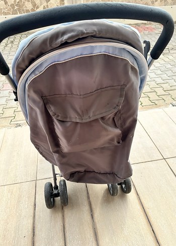 Mavi Gri Bebek Arabası - Görsel 7