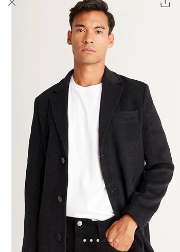 Altınyıldız 58 beden limited edition Grii Erkek Yün Kaban - Görsel 10