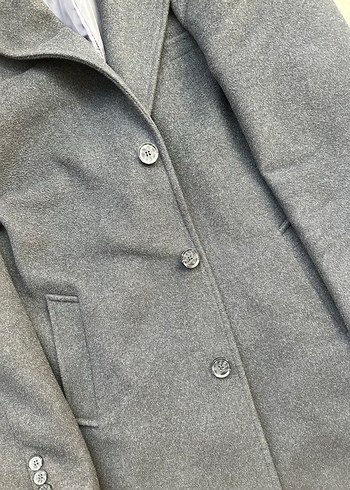 Altınyıldız 58 beden limited edition Grii Erkek Yün Kaban - Görsel 4