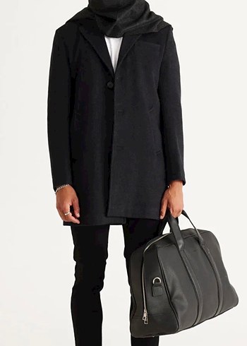 Altınyıldız 58 beden limited edition Grii Erkek Yün Kaban - Görsel 8