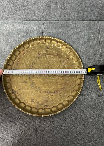 El yapımı Mısır antik bohem tepsisi - Görsel 2