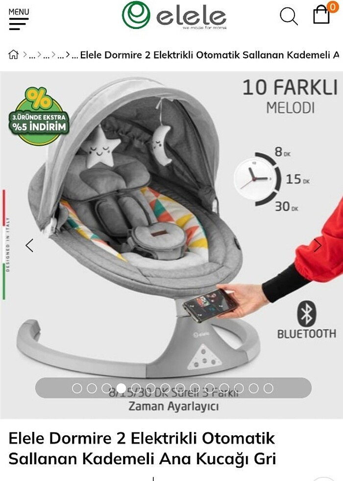 Elele elektrikli ana kucağı - Görsel 3