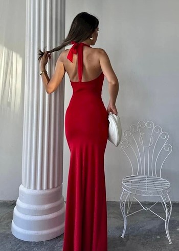 Maxi Halter Elbise - Görsel 3