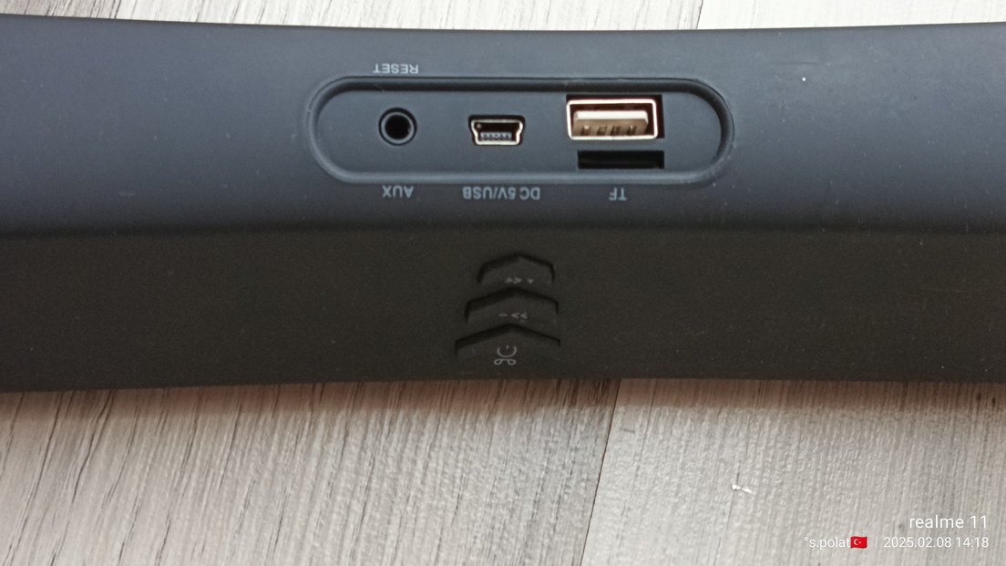 Siyah Gri Bluetooth Hoparlör - Görsel 4