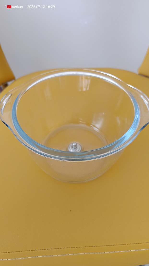 Şeffaf Mavi Cam Kek Kalıbı - Görsel 2