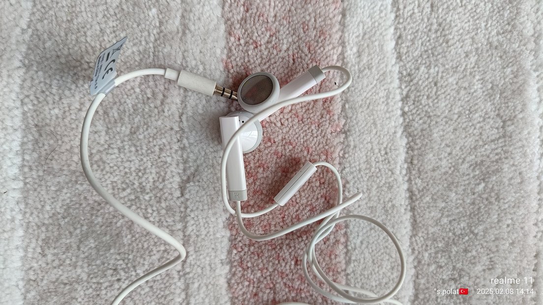 Beyaz Kulak İçi Kulaklıklar orjinal samsung huawei - Görsel 5