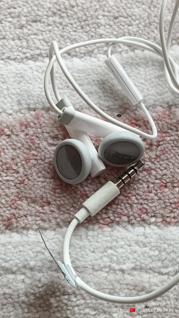 Beyaz Kulak İçi Kulaklıklar orjinal samsung huawei - Görsel 4