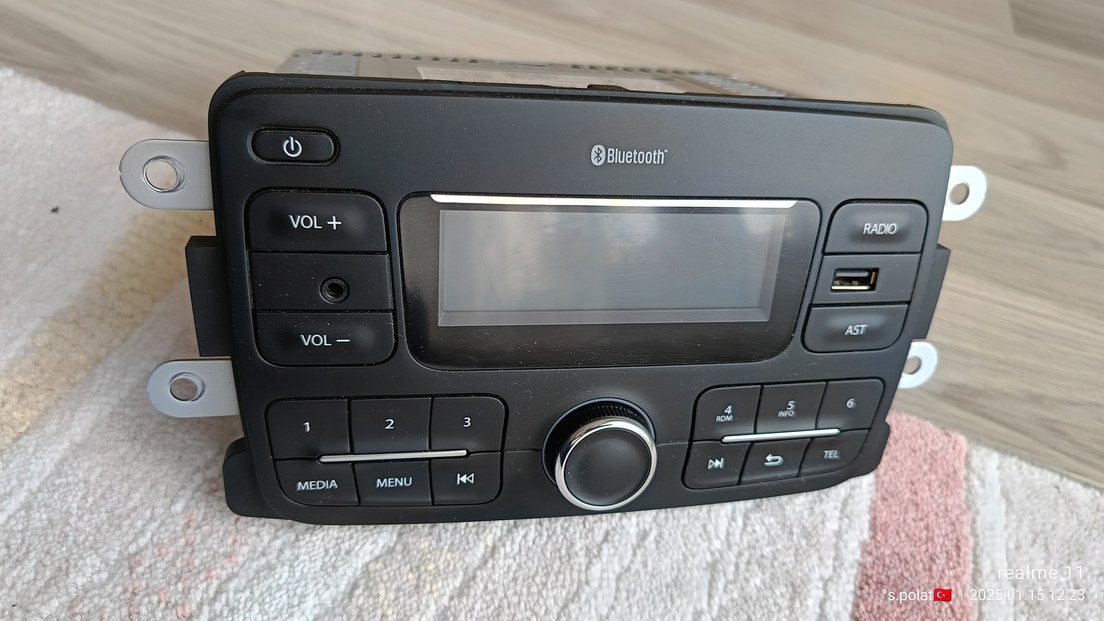 Bluetooth özellikli Siyah Müzik Sistemi - Görsel 2