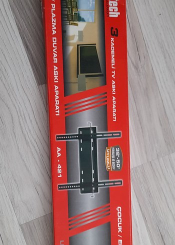 3 Kademeli Siyah TV Duvar Askı Aparatı AA-421 - Görsel 3