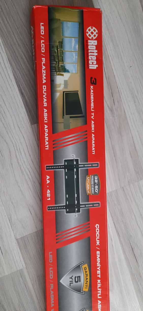 3 Kademeli Siyah TV Duvar Askı Aparatı AA-421 - Görsel 3