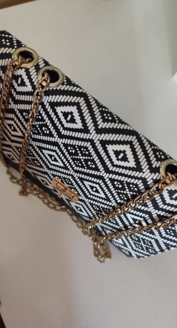 Zincir Detaylı Bohem Kadın Çanta - Görsel 2