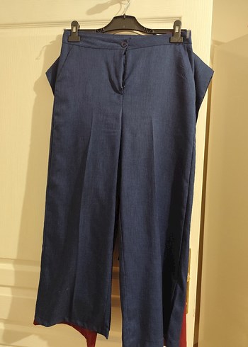 lacivert V Yaka Kemerli Kadın Takım - Görsel 4