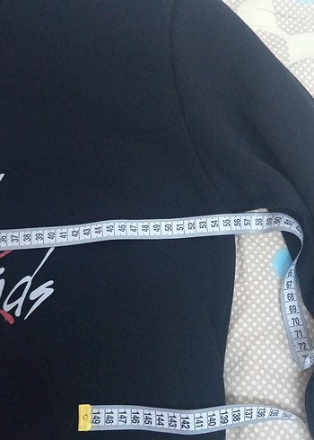 Kadın Siyah Kapüşonlu  Straykids Baskılı Sweatshirt - Görsel 3