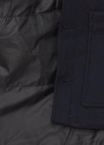 Düğmeli Lacivert Midi Erkek Ceket - Görsel 4