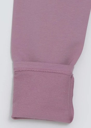 Kız Çocuk lila Basic Tayt - Görsel 2