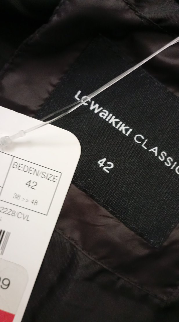 Siyah Uzun Kollu Midi Kadın Ceket - Görsel 4