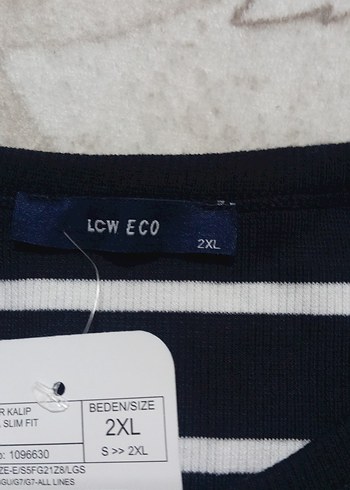 Kadın Lacivert Çizgili Kolsuz Crop Top - Görsel 3