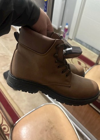 LC Waikiki LCW ECO Kahverengi Deri Bağcıklı Bot