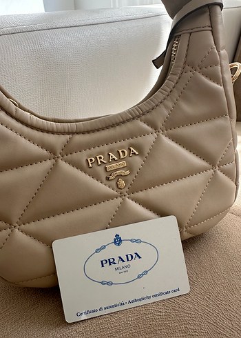 Bej Prada Deri Kadın Çanta
