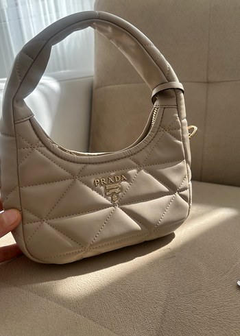 Prada Bej Prada Deri Kadın Çanta