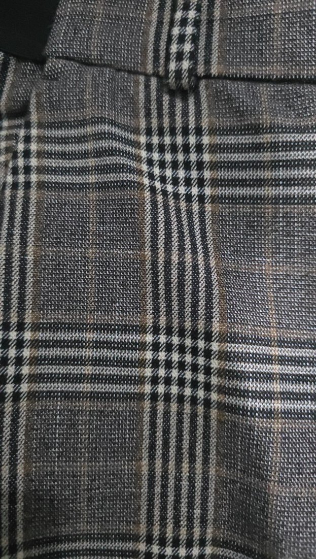 Gri Kemerli Kadın Kumaş Pantolon - Görsel 2