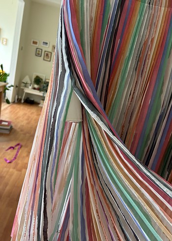 Zara Zarq pilise etek, iki yandan yırtmaçlı
