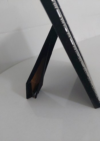 Gri Geometrik Desenli Fotoğraf Çerçevesi - Görsel 5