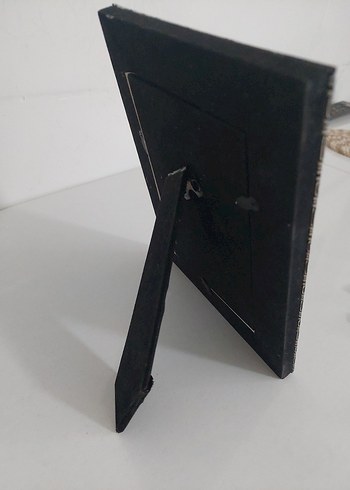 Gri Geometrik Desenli Fotoğraf Çerçevesi - Görsel 3